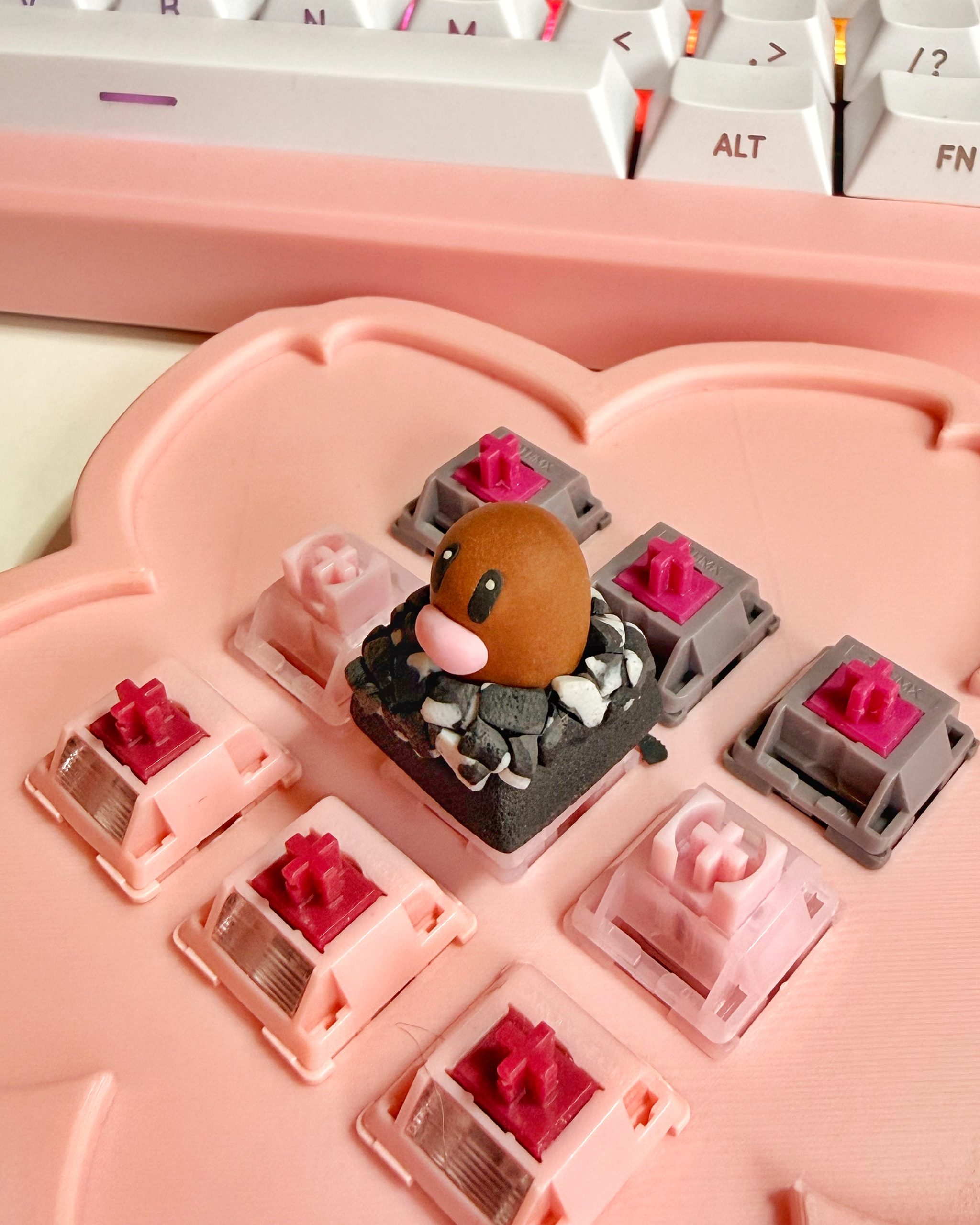 Diglett Artisan Keycap - Image 3