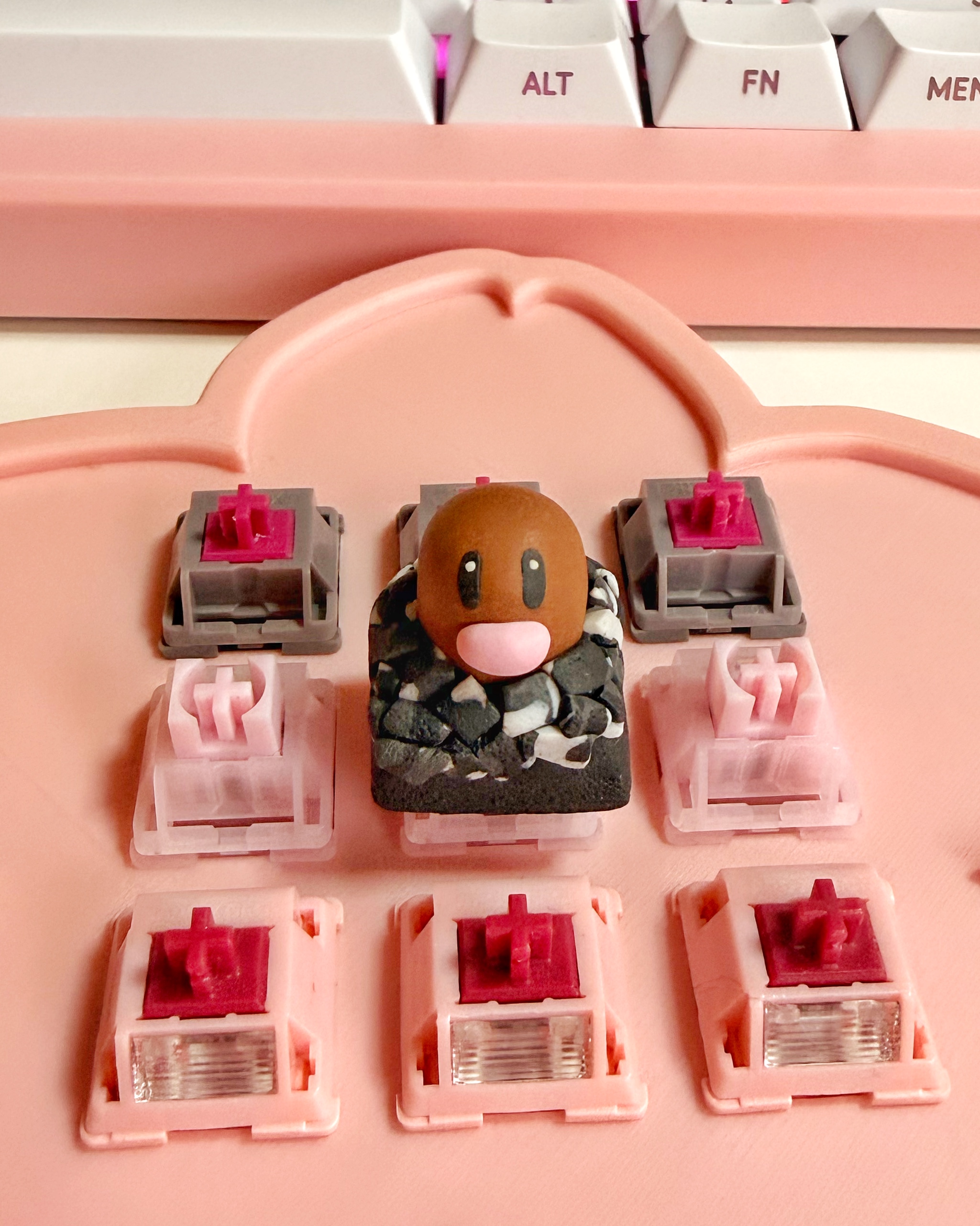 Diglett Artisan Keycap - Image 4